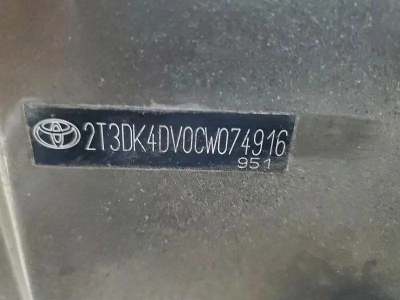 2012 TOYOTA RAV4 LIMITED  