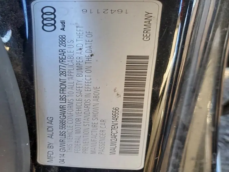2014 AUDI S7 PREMIUM  