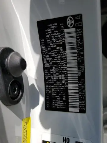 2014 TOYOTA COROLLA L  