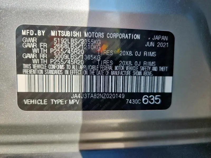 2022 MITSUBISHI OUTLANDER ES