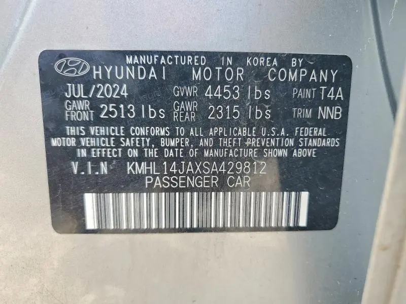 2025 HYUNDAI SONATA SEL  