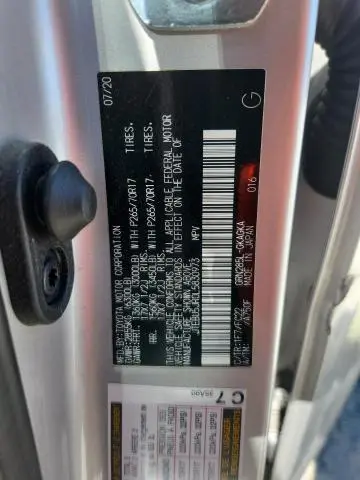 2020 TOYOTA 4RUNNER SR5/SR5 PREMIUM  