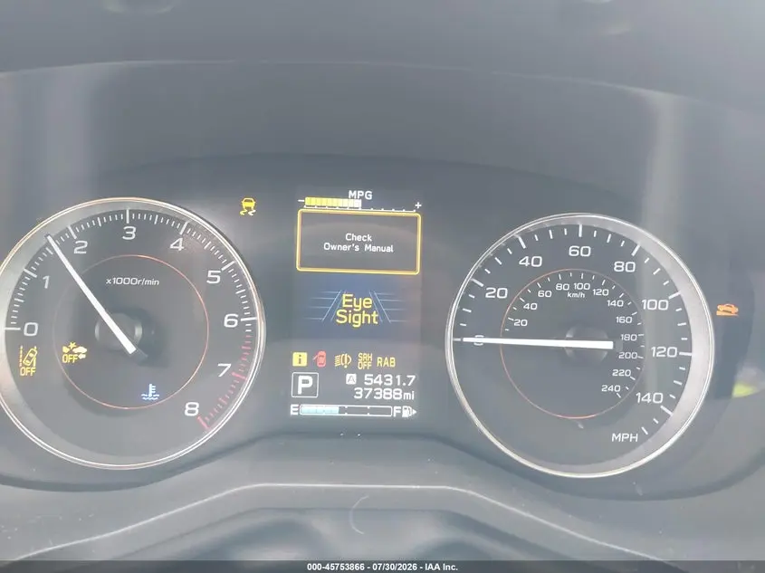 2019 SUBARU CROSSTREK 2.0I LIMITED