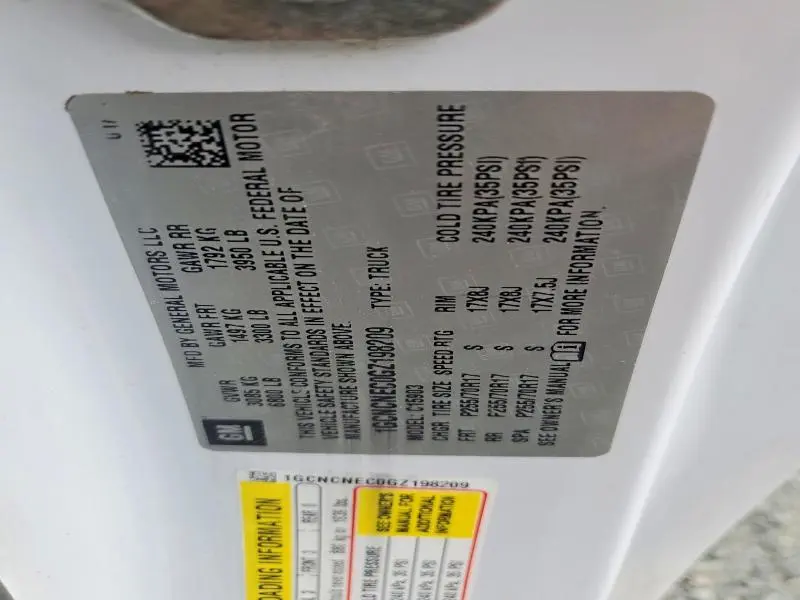 2016 CHEVROLET SILVERADO C1500  