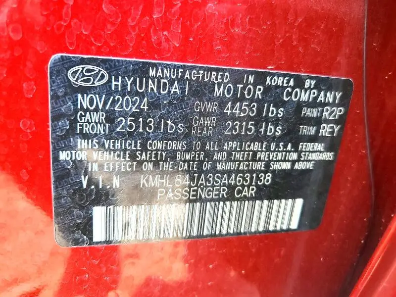 2025 HYUNDAI SONATA SEL  