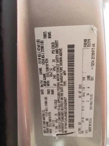 2014 FORD ESCAPE TITANIUM  