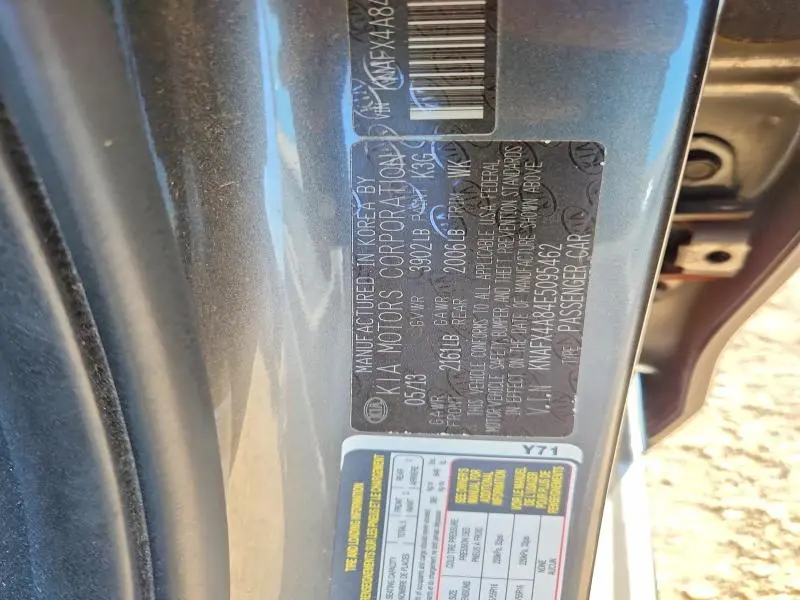 2014 KIA FORTE EX  