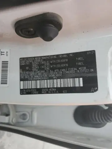 2021 TOYOTA HIGHLANDER L  