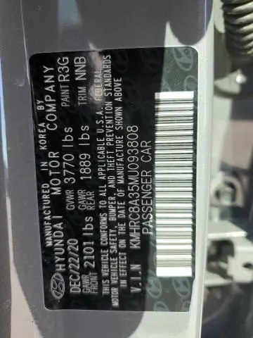 2021 HYUNDAI VENUE SEL  