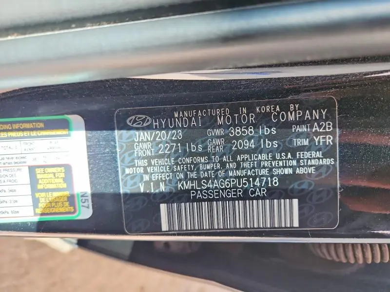 2023 HYUNDAI ELANTRA SEL  