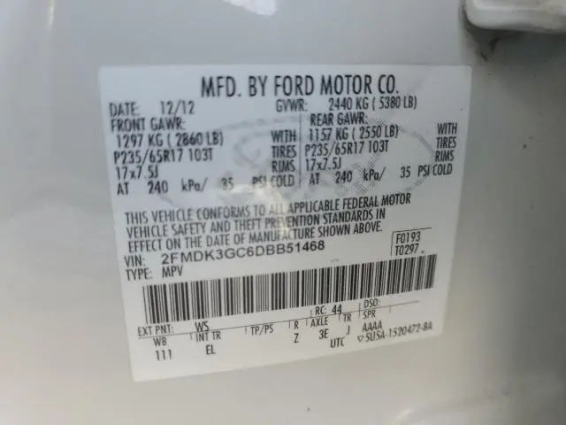 2013 FORD EDGE SE