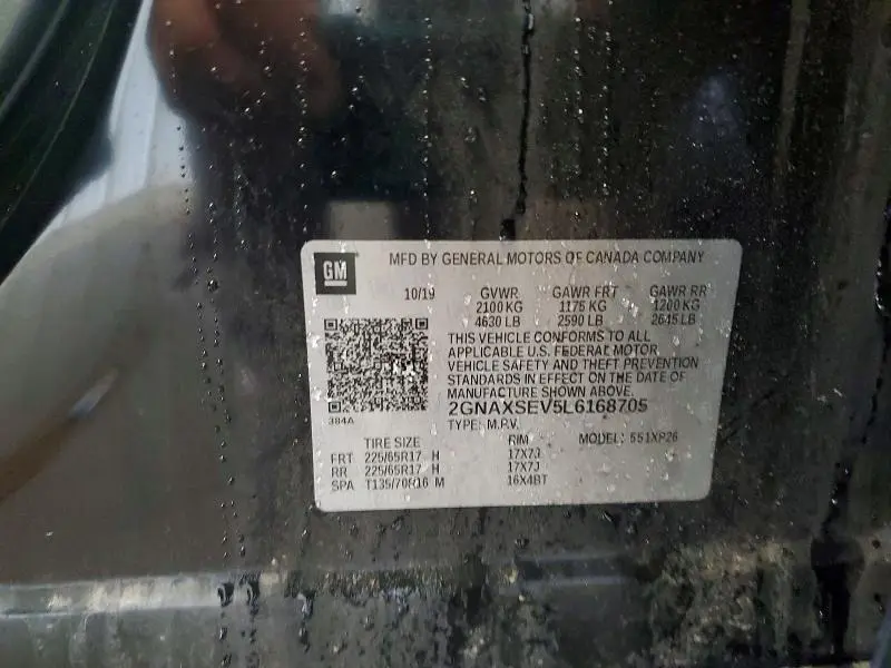 2020 CHEVROLET EQUINOX LS  