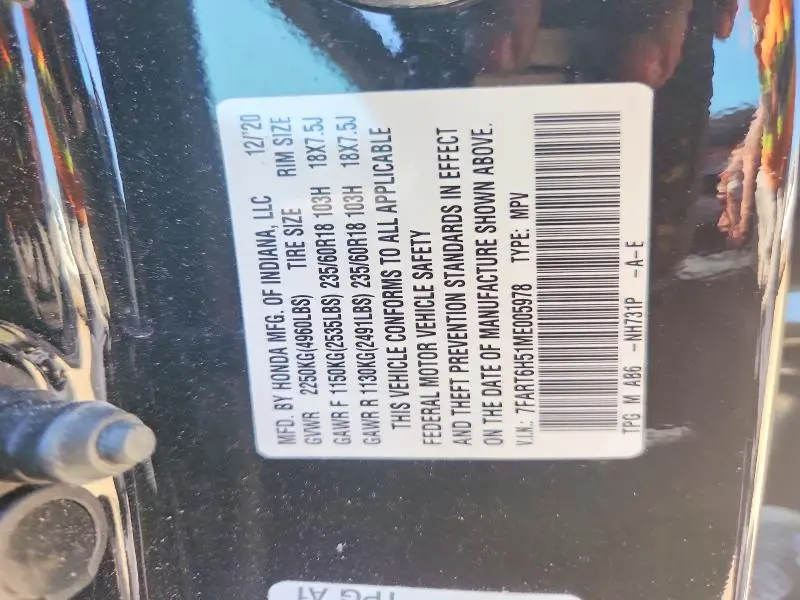 2021 HONDA CR-V EX  