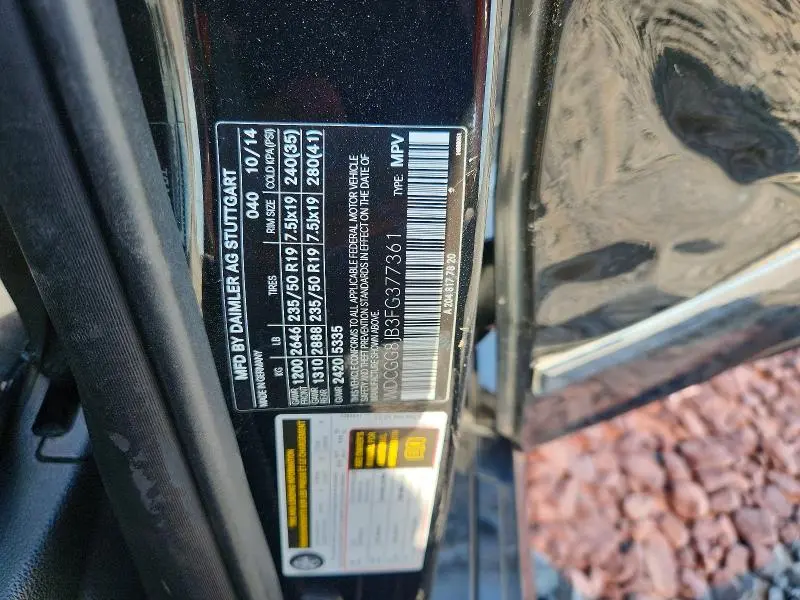 2015 MERCEDES-BENZ GLK 350 4MATIC  