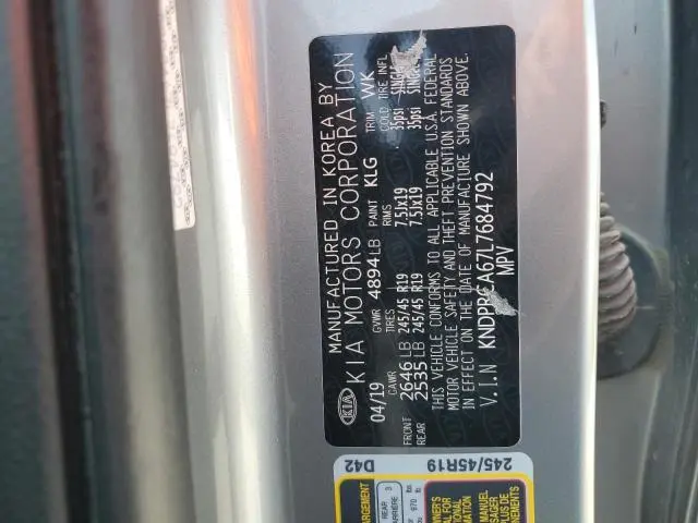 2020 KIA SPORTAGE SX  