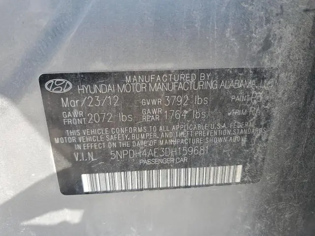 2013 HYUNDAI ELANTRA