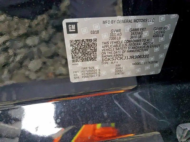 2018 GMC YUKON DENALI  