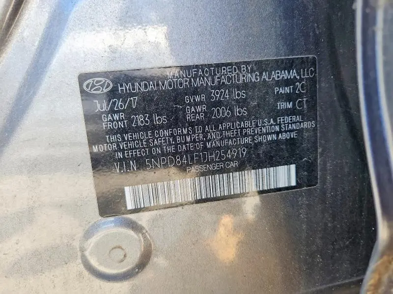 2018 HYUNDAI ELANTRA VALUE EDITION  