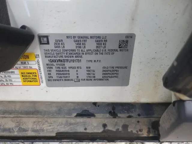 2015 GMC ACADIA SLT-1  