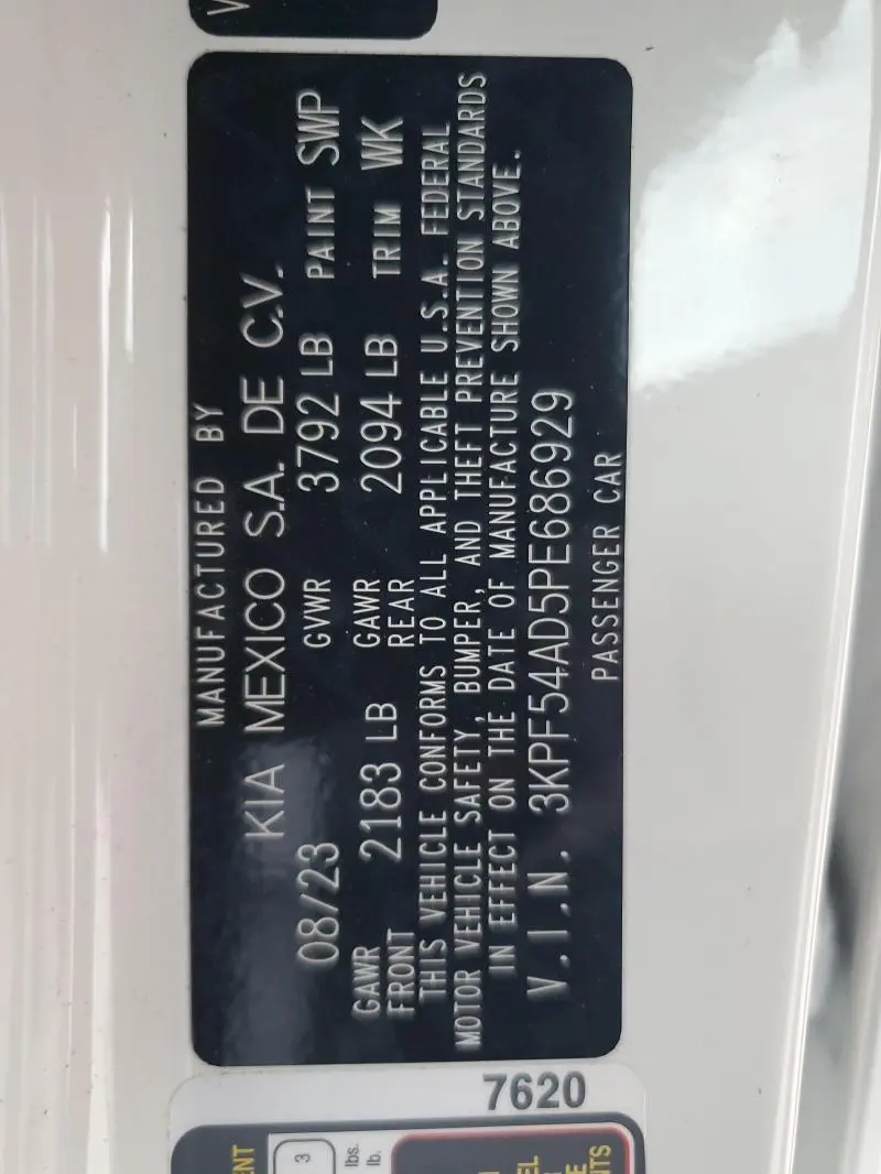 2023 KIA FORTE GT LINE  