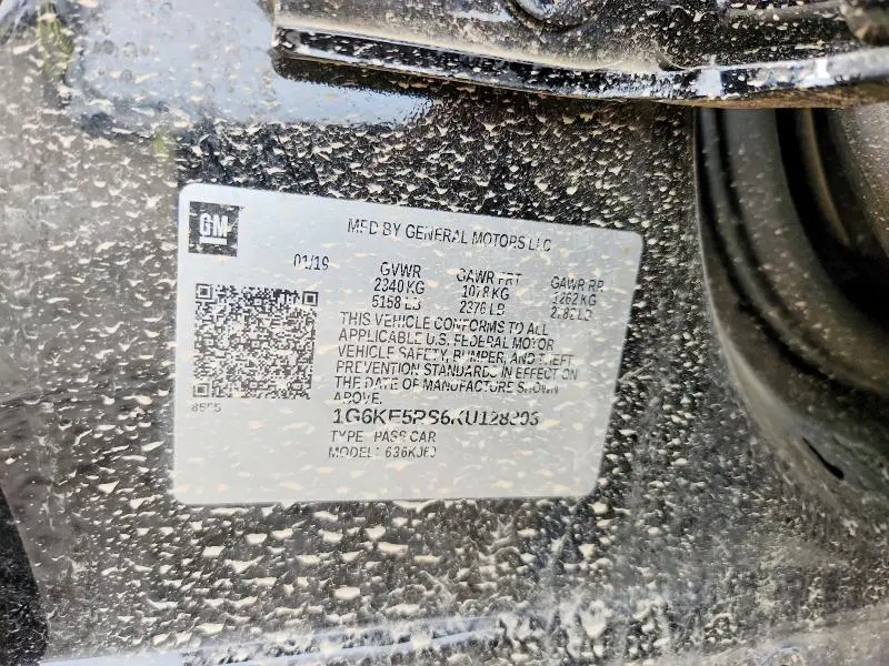 2019 CADILLAC CT6 PREMIUM LUXURY CSAV  