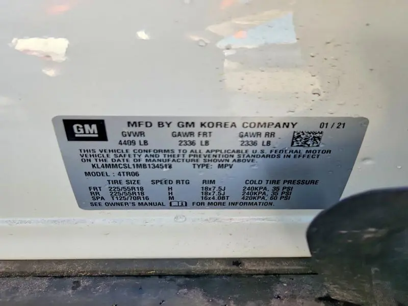 2021 BUICK ENCORE GX PREFERRED  