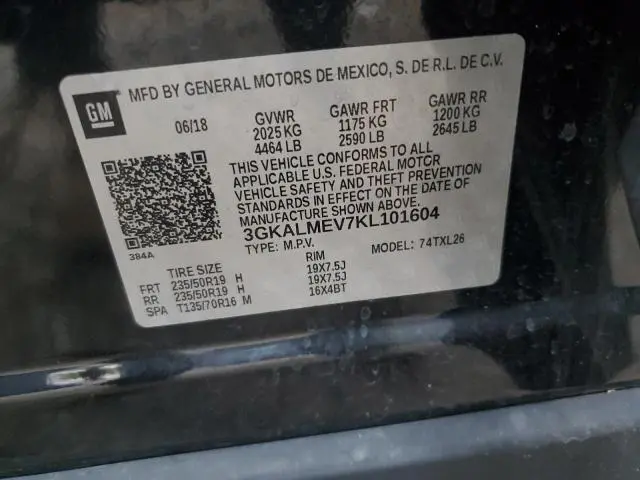 2019 GMC TERRAIN SLE  