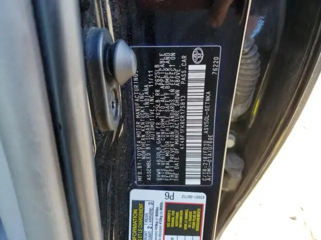 2012 TOYOTA CAMRY BASE  