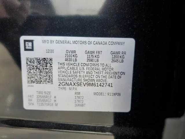 2021 CHEVROLET EQUINOX LS  