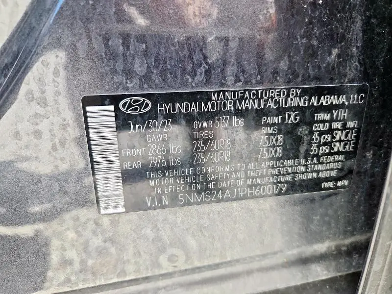 2023 HYUNDAI SANTA FE SEL  