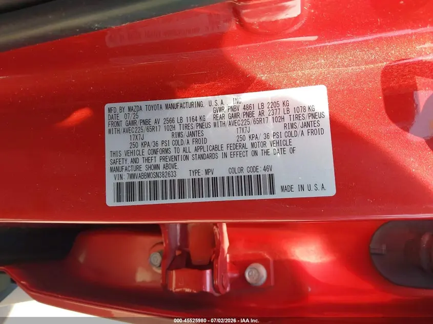 2025 MAZDA CX-50 2.5 S PREFERRED PACKAGE