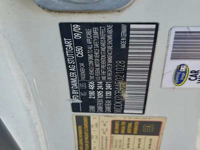 2010 MERCEDES-BENZ E 550  