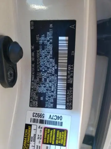 2010 TOYOTA SIENNA XLE  