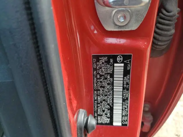2012 TOYOTA PRIUS   