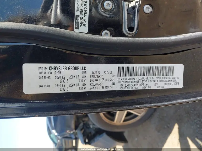 2010 JEEP PATRIOT SPORT