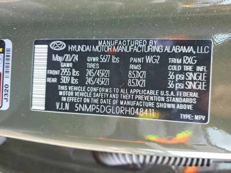 2024 HYUNDAI SANTA FE CALLIGRAPHY  