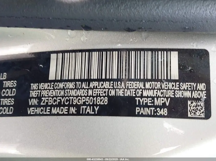 2016 FIAT 500X TREKKING