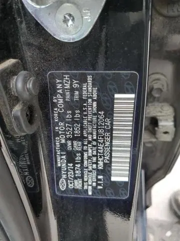 2015 HYUNDAI ACCENT GLS  