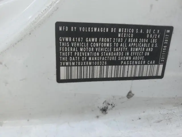 2024 VOLKSWAGEN JETTA S  