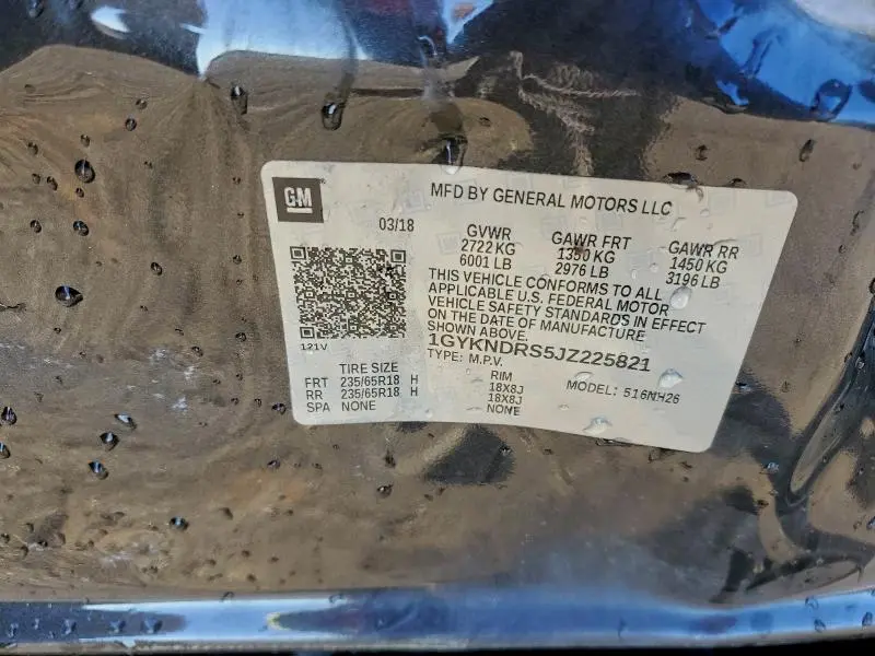 2018 CADILLAC XT5 LUXURY  