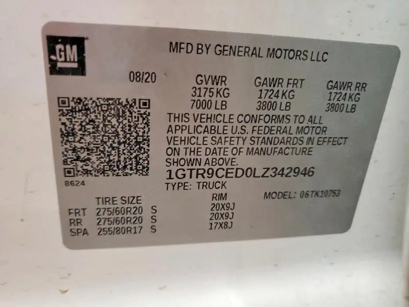 2020 GMC SIERRA K1500 ELEVATION  
