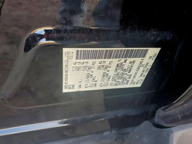 2022 NISSAN ROGUE SV  