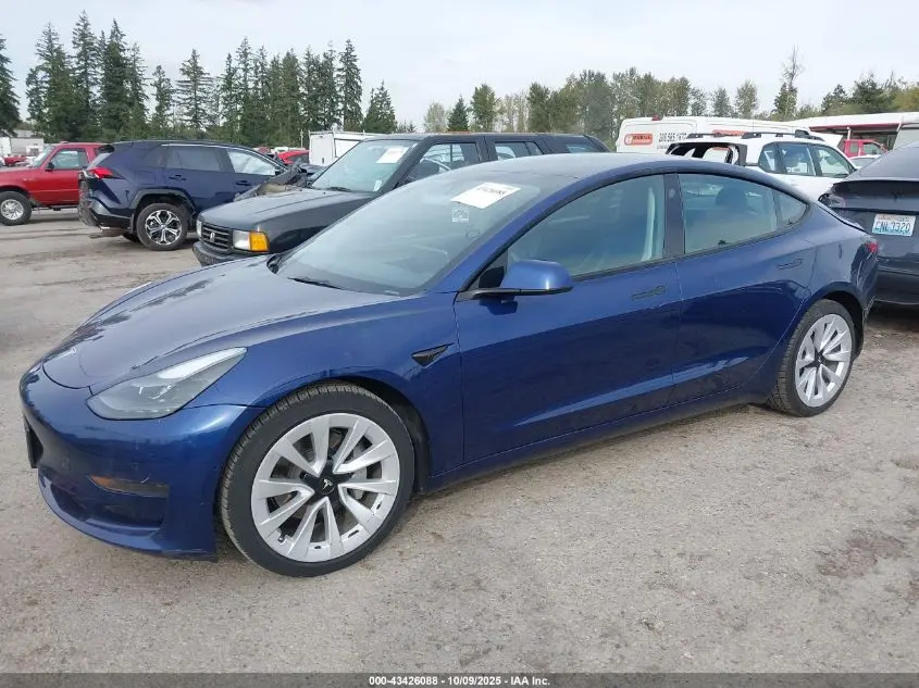 2022 TESLA MODEL 3 REAR-WHEEL DRIVE