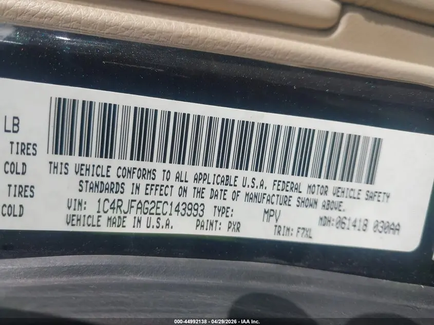2014 JEEP GRAND CHEROKEE LAREDO