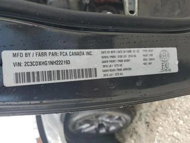 2022 DODGE CHARGER GT  