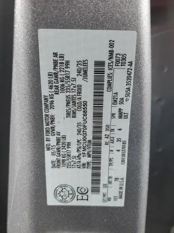 2015 FORD ESCAPE SE  