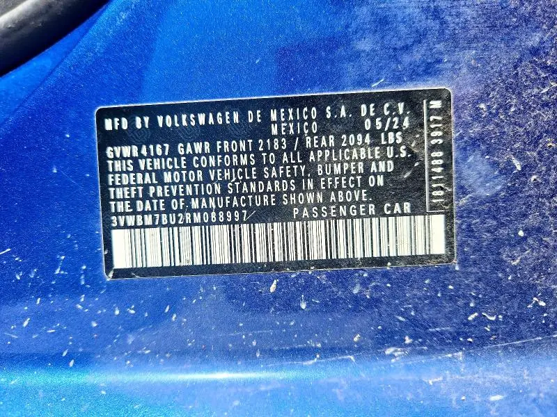 2024 VOLKSWAGEN JETTA SPORT  