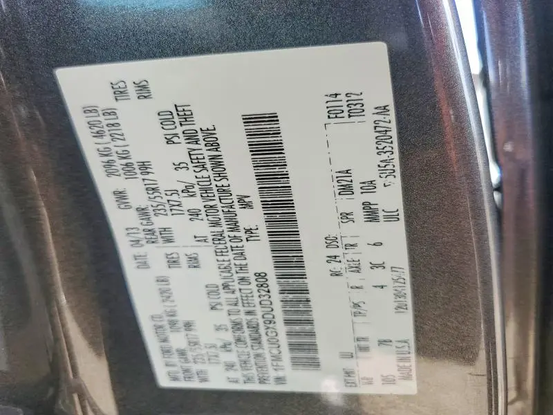 2013 FORD ESCAPE SE  