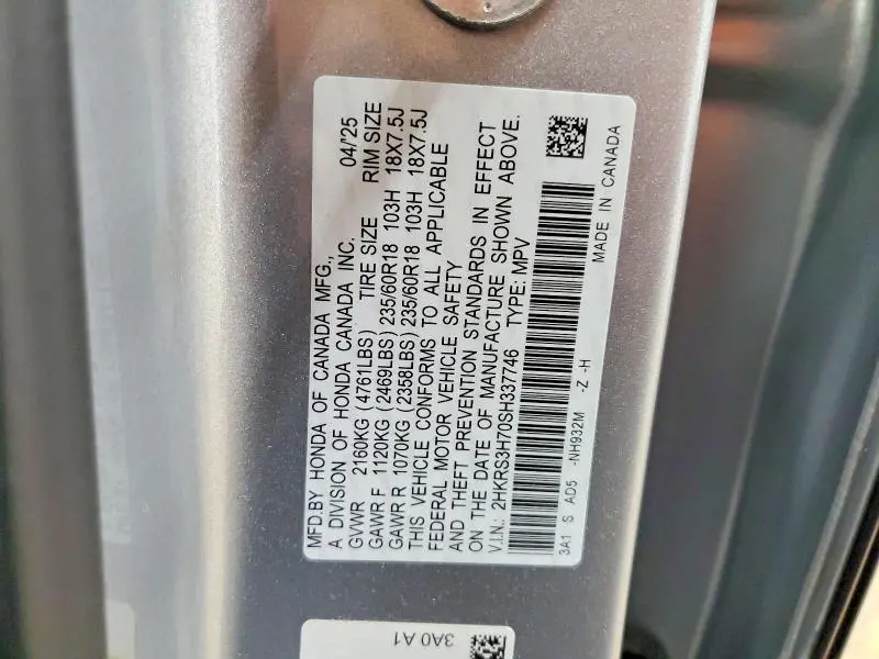 2025 HONDA CR-V EXL  