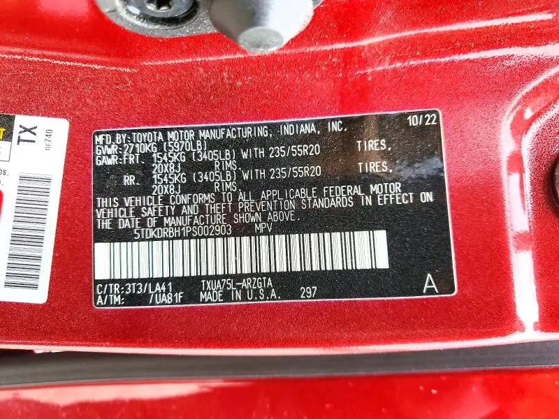 2023 TOYOTA HIGHLANDER PLATINUM  